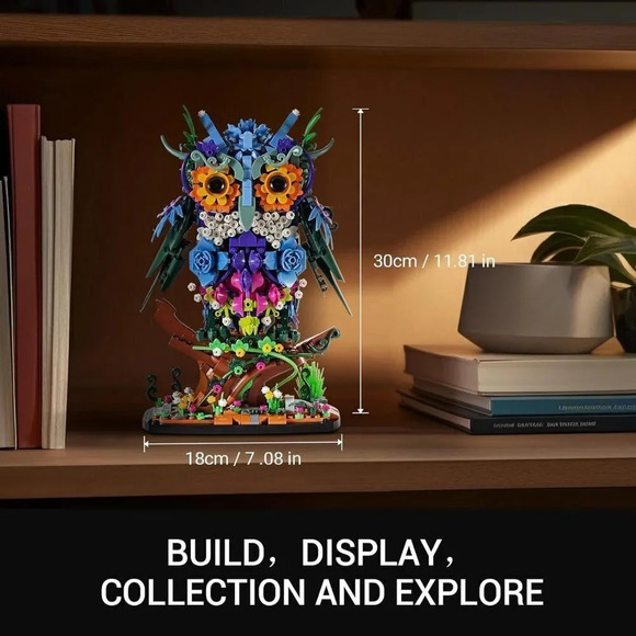 Sillbird Owl Animal Building Toy Set Sillbird Owl Animal Building Toy  Set - Picture 6 of 7